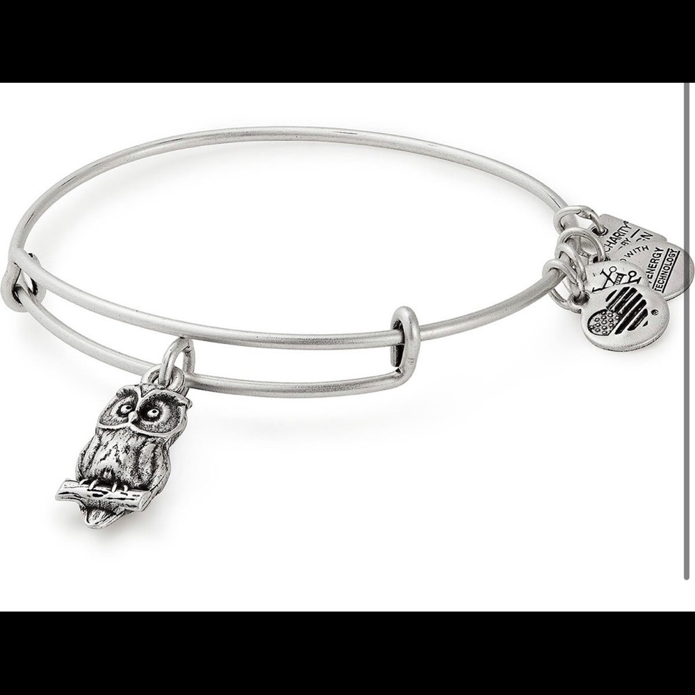 ALEX AND ANI Owl Bangle